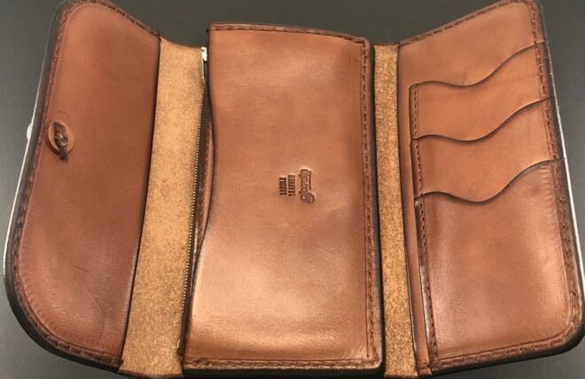 楽天市場】ゴローズ goro's [新品] 三つ折り長財布 (焦げ茶