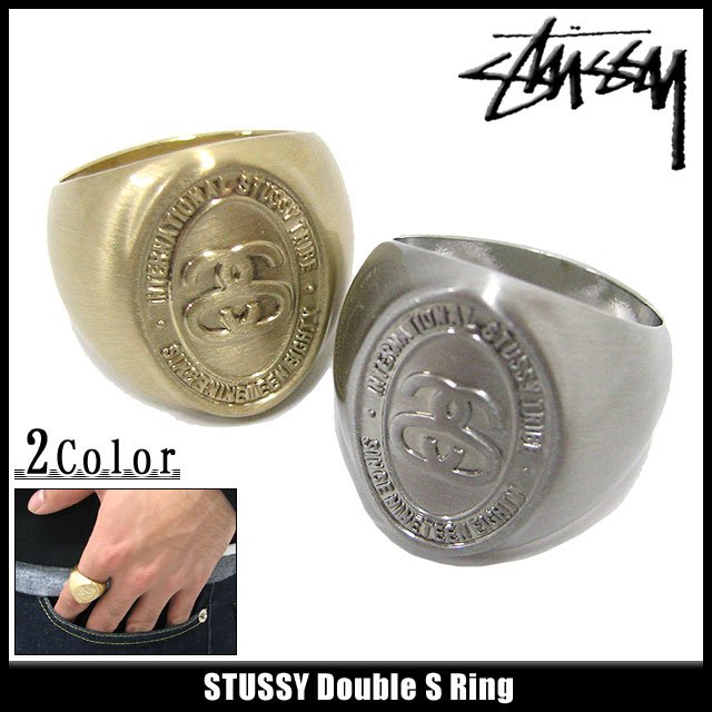 楽天市場】ステューシー STUSSY Double S リング(stussy ring 指輪