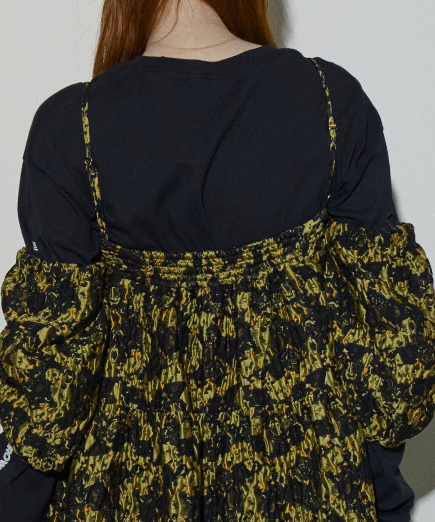 MAISON SPECIAL｜Jacquard 2way Puff Sleeves Tunic | Rakuten Fashion