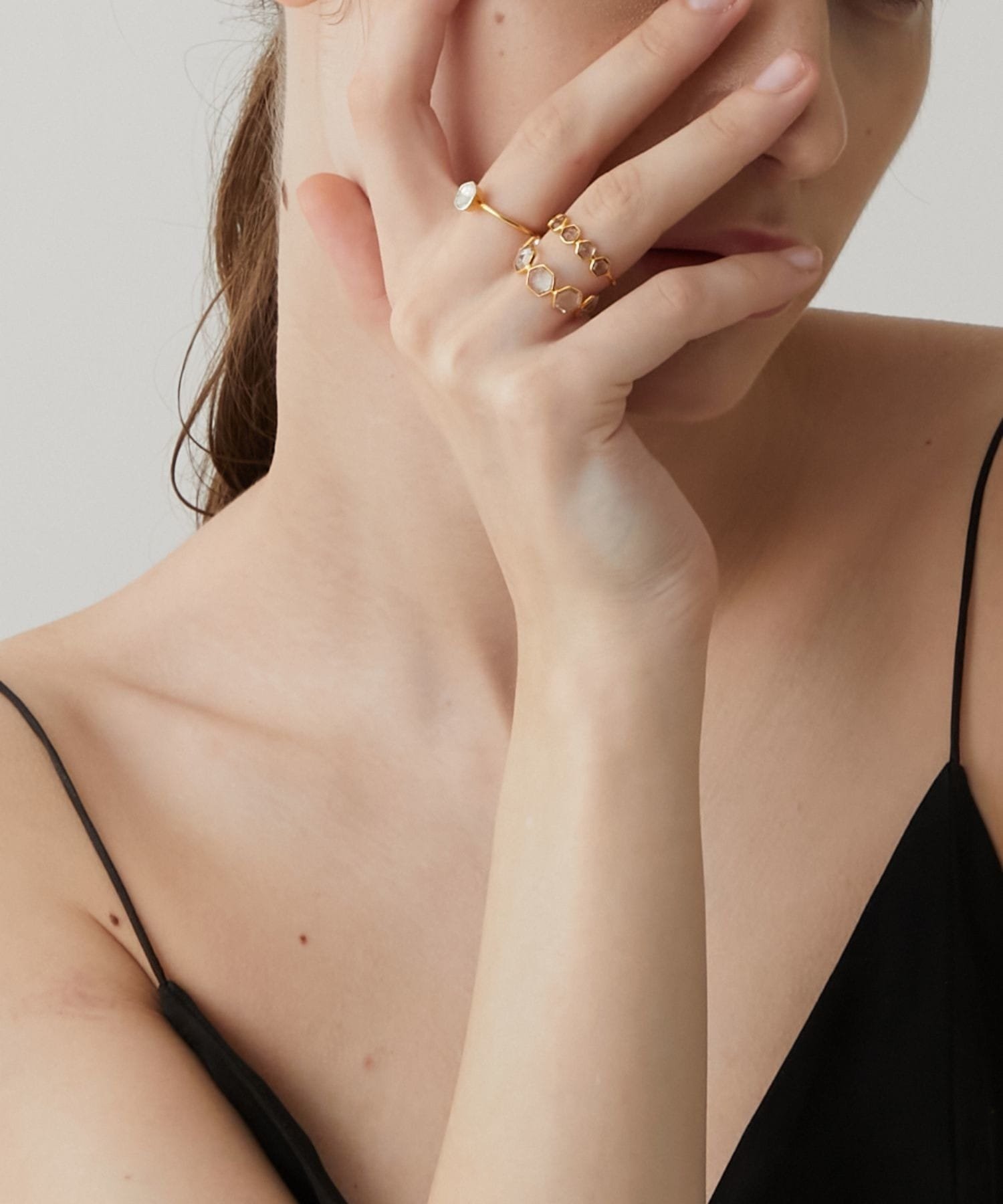 eden] K10 baguette pink tourmaline eternity ring｜ARTIDA OUD（アル