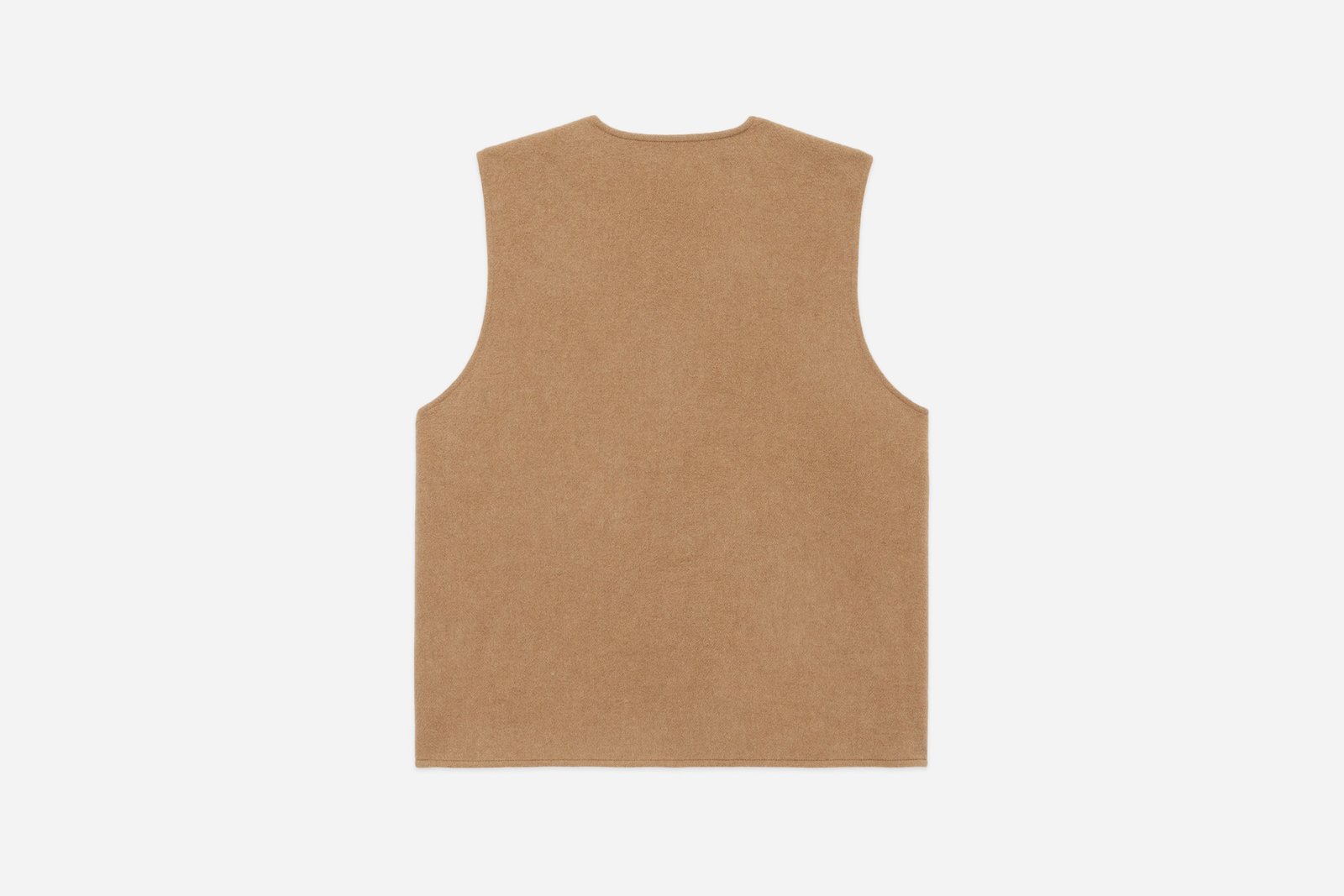 Zip Vest ~ Coyote Wool/Cashmere – 3sixteen