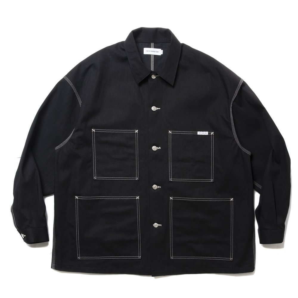 COOTIE PRODUCTIONS/Rigid Denim Coverall（Black）［リジッドデニム