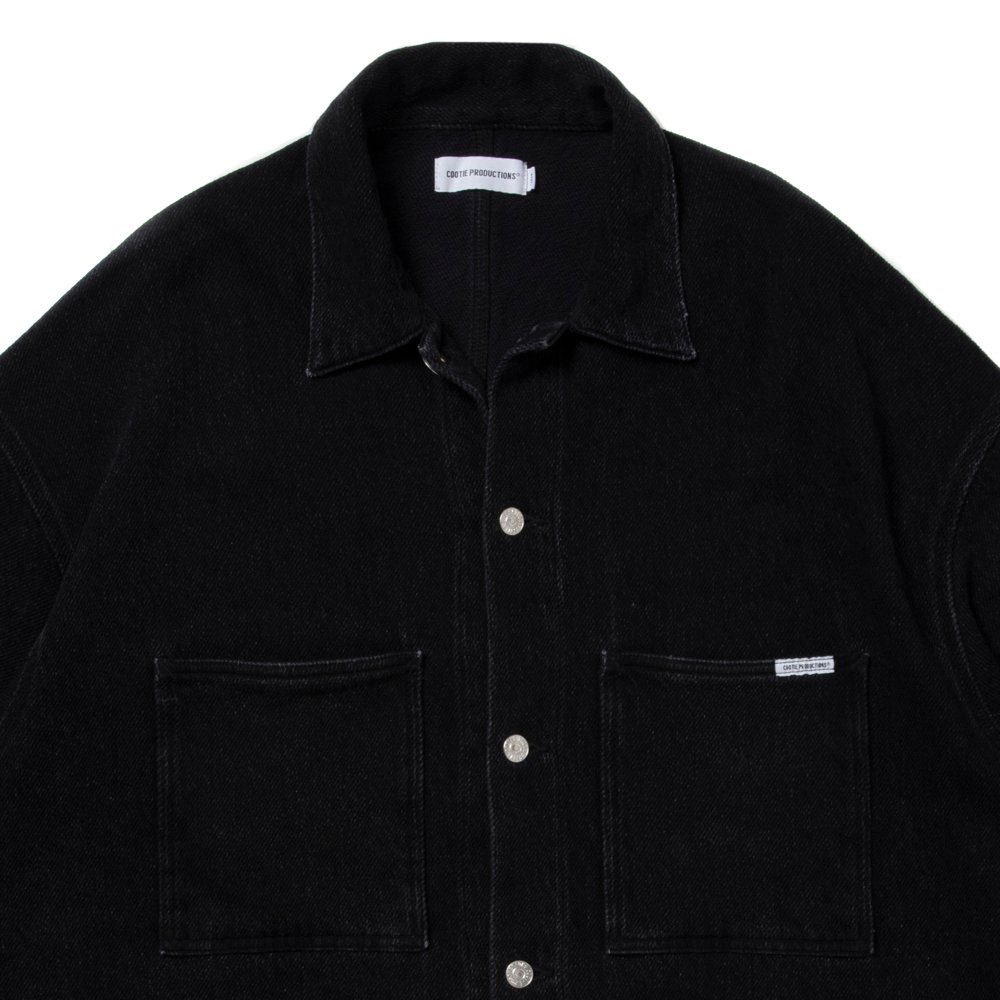 COOTIE PRODUCTIONS/Sulfur Dyed Exaggerated Twill Coverall（Black