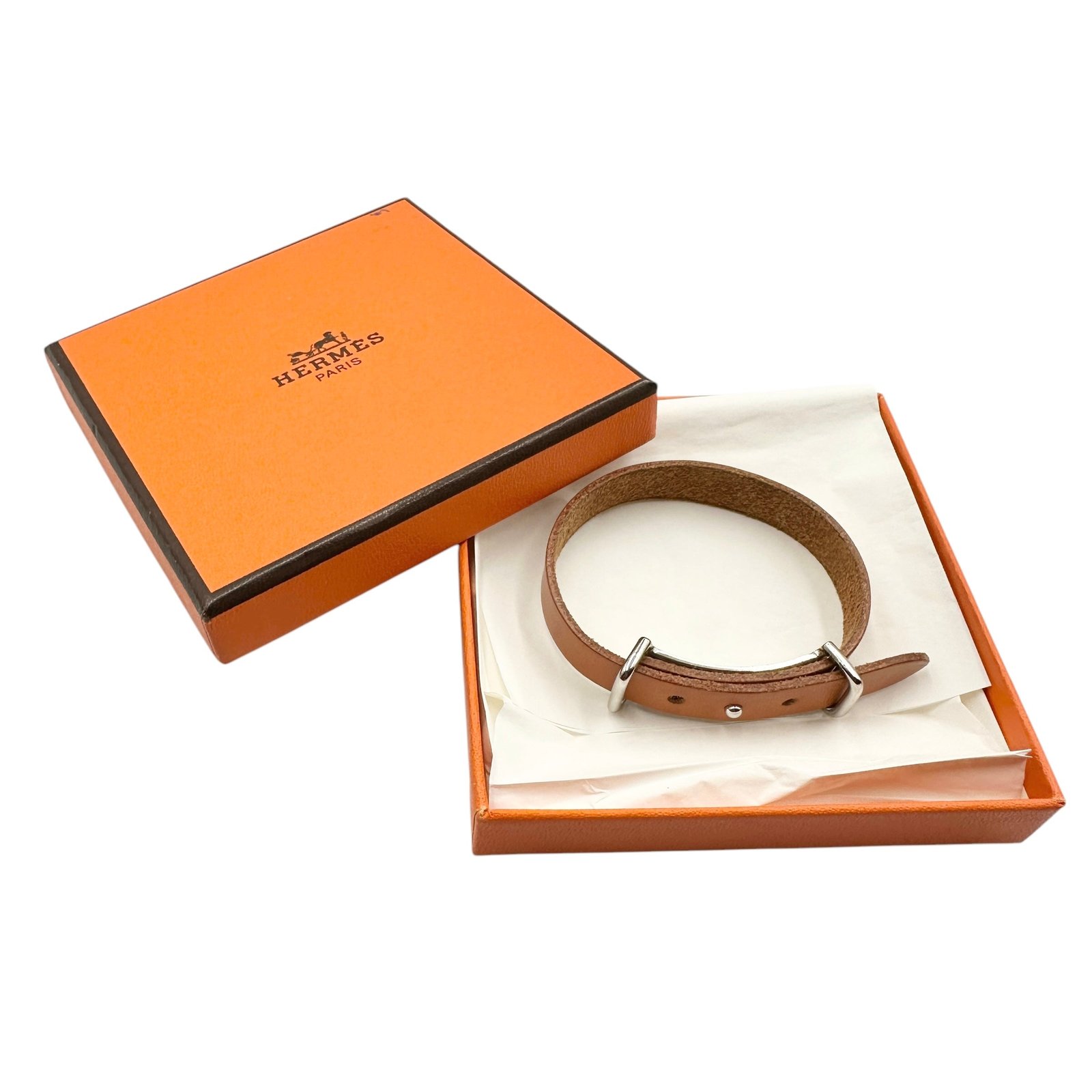 HERMES エルメス レザーブレスレット