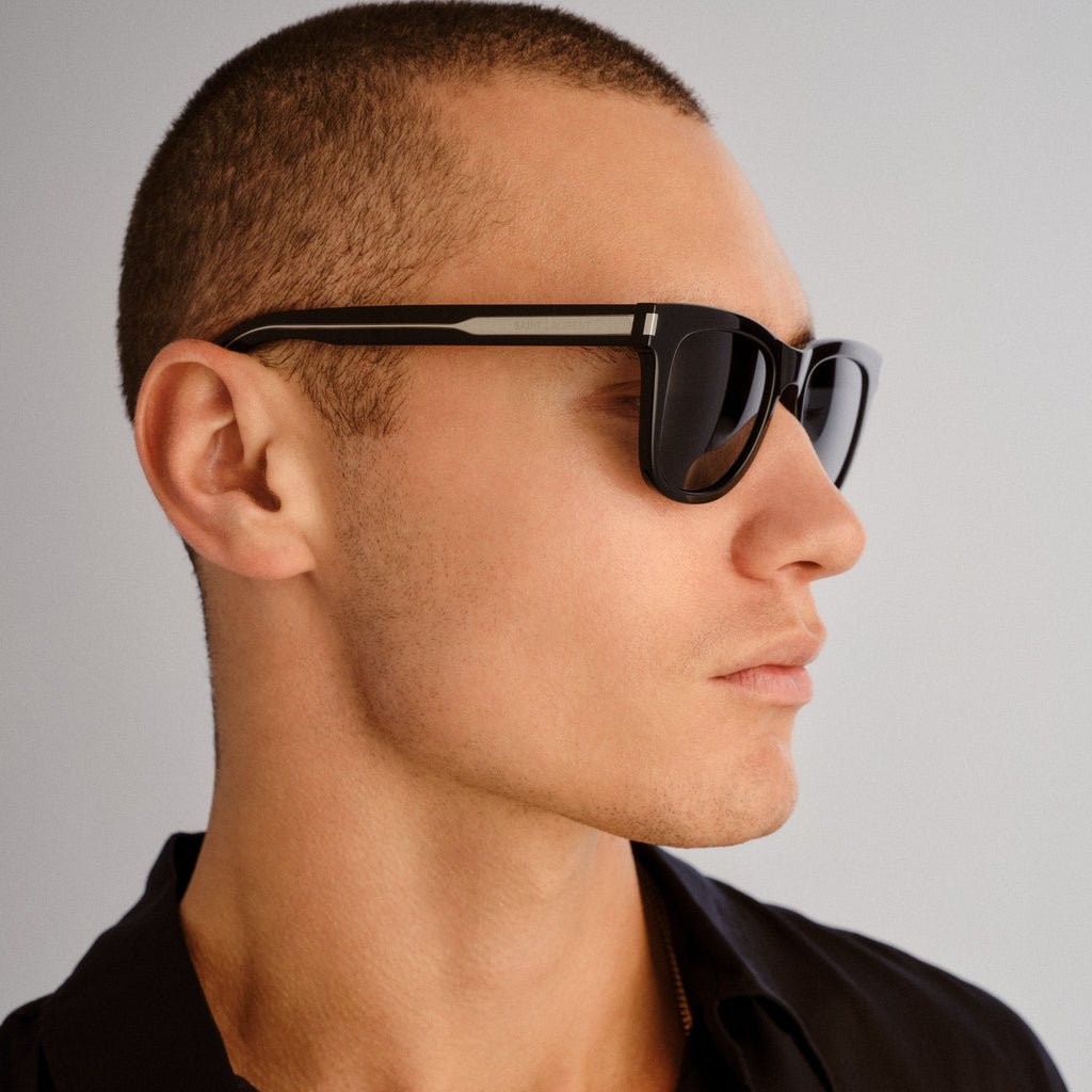 Saint Laurent Sl712 Black Uni-Sex Cat-Eye Sunglasses | Eyewear Index