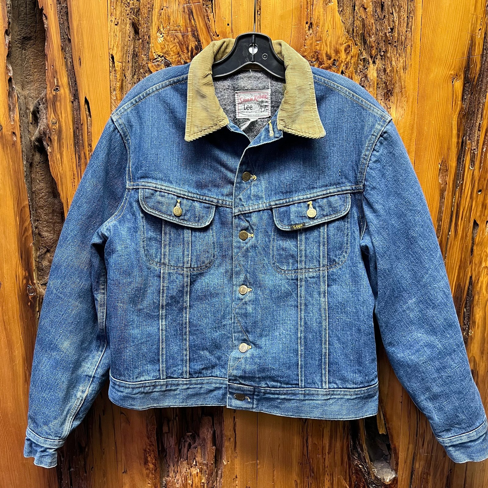Vintage 70s Lee Storm Rider Blanket Lined Denim Jacket - Etsy