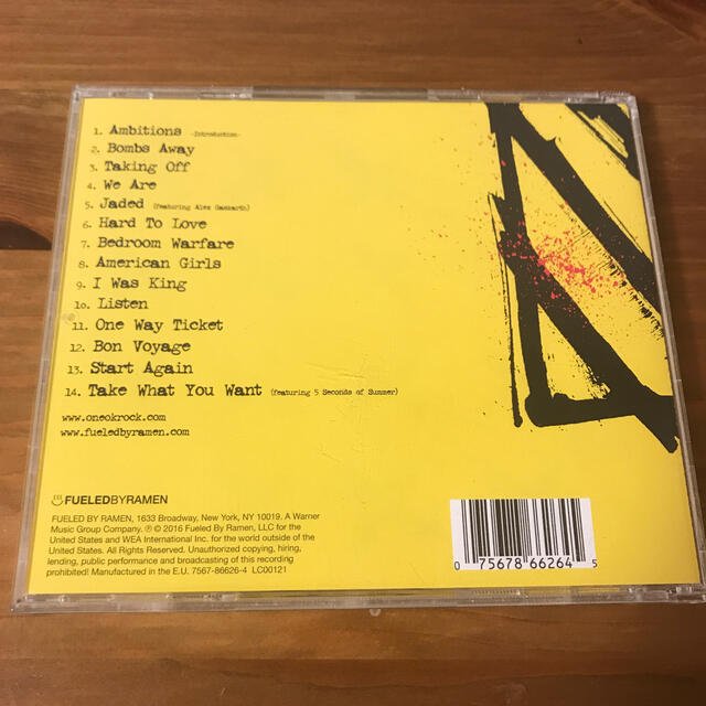 ONE OK ROCK - Ambitions （海外版）ONE OK ROCKの通販 by P's shop