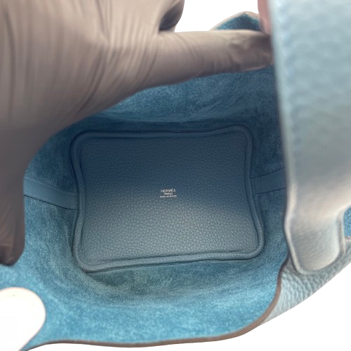 現金特価】エルメス ピコタンロック PM ニューブルージーン