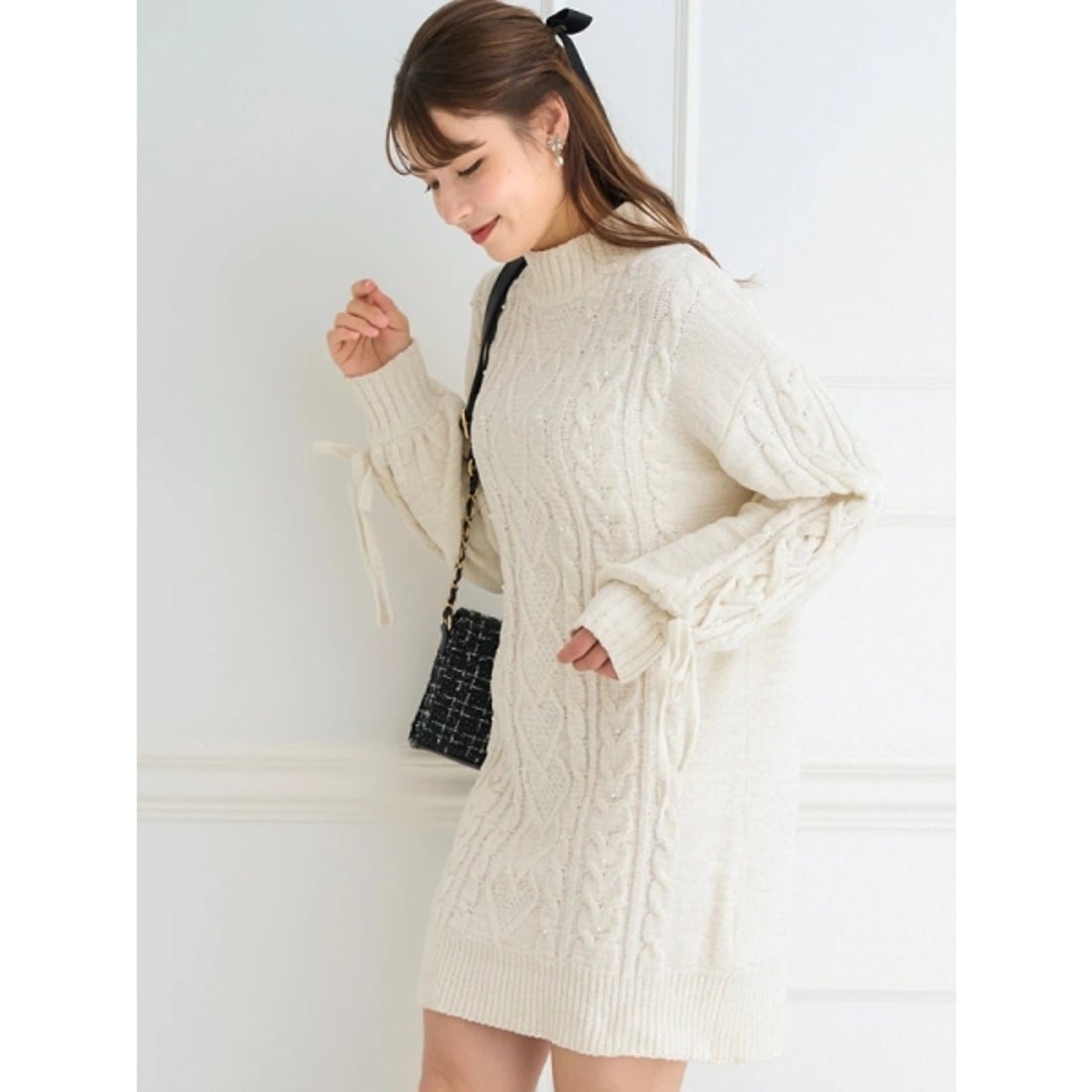 ルディックパーク Ludic Park 【大人かわいい】モールケーブルパール