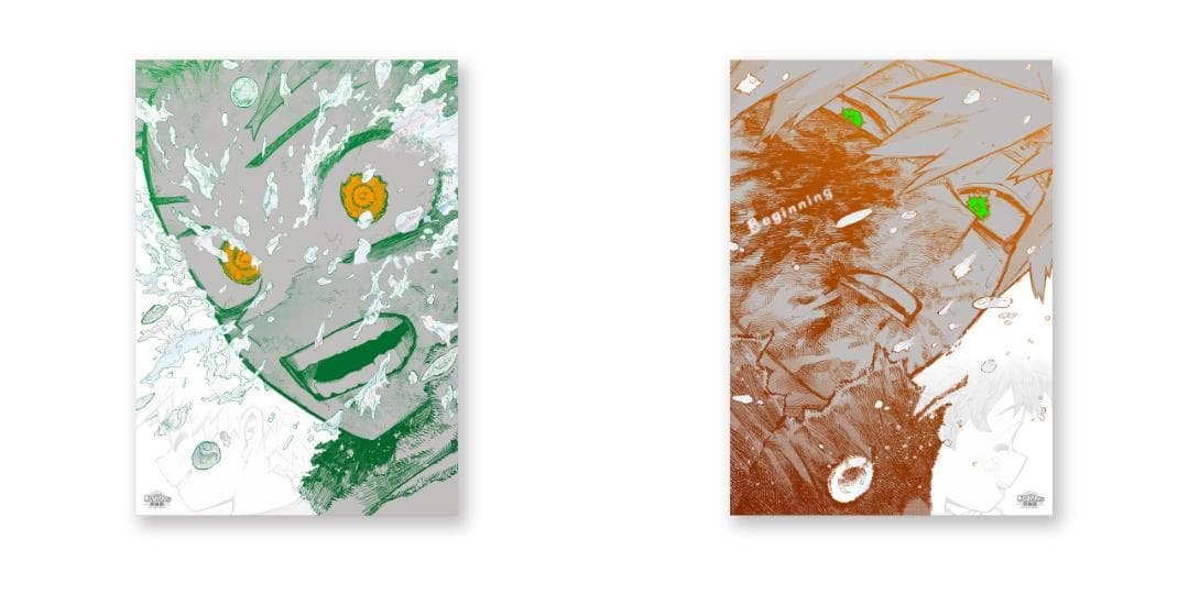 僕のヒーローアカデミア ヒロアカ 原画展 A2アートポスター2枚セット ヒロアカ 原画展 A2アートポスター 2枚セット 緑谷出久 爆豪勝己