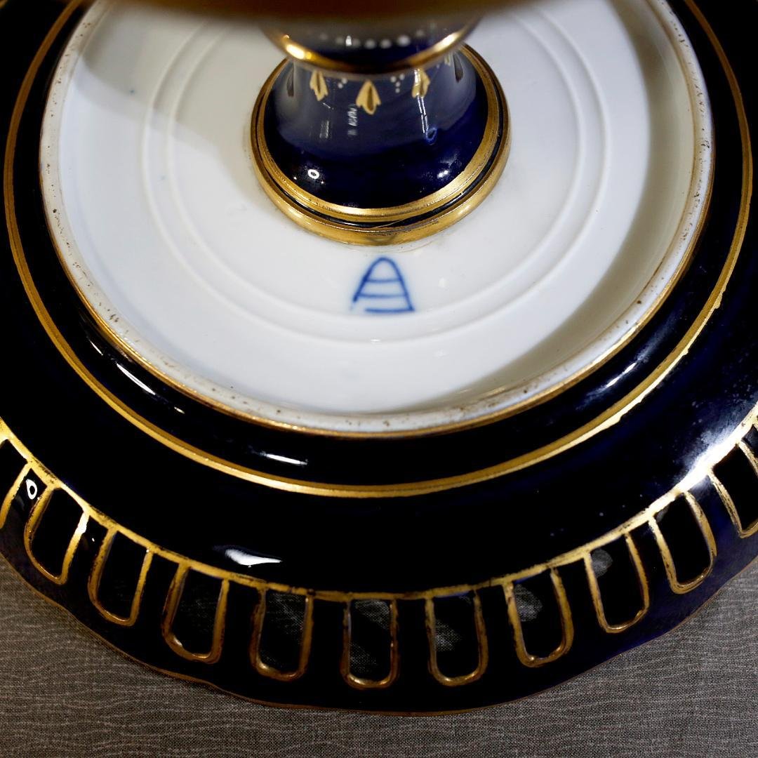 【送料込み】ヴィエナスタイル 金彩レリーフ神話文 天使 コンポート