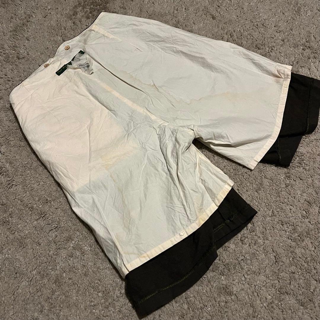 PaulHarnden サスペンダー ウール ショートパンツ カーキ xs - メルカリ