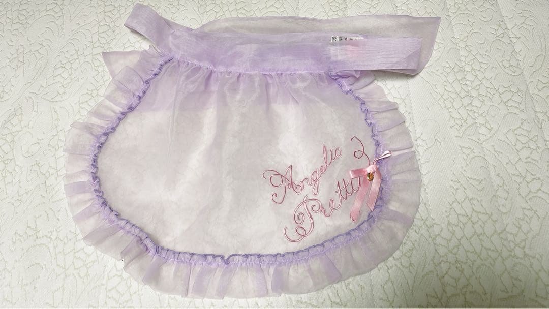 angelic pretty オーガンジーフリルエプロン　ラベンダー 商品詳細ページ
