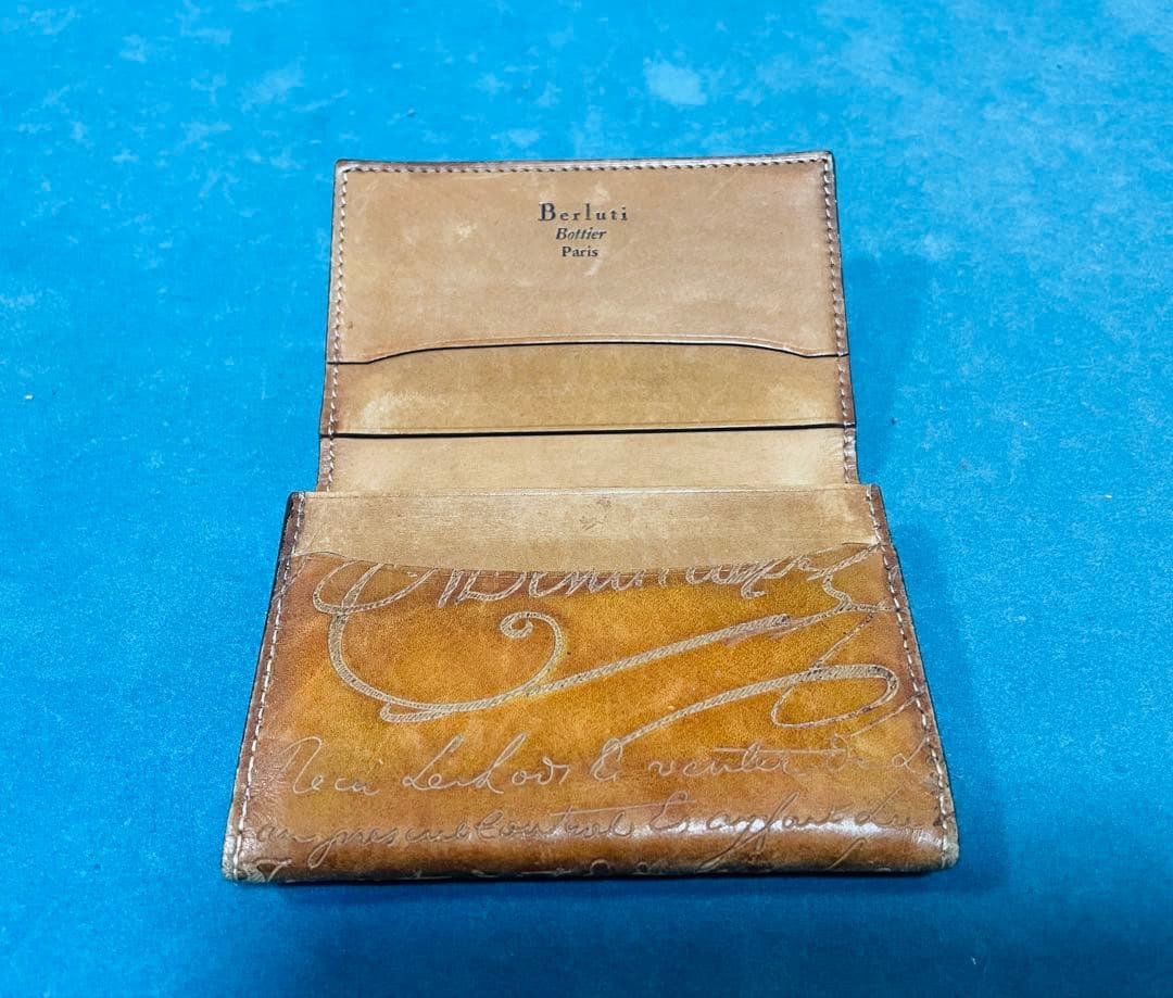★Berluti カリグラフィー レザー名刺入れ 名刺ケース カードケース 楽天市場】ベルルッティ カードケース Berluti 名刺入れ