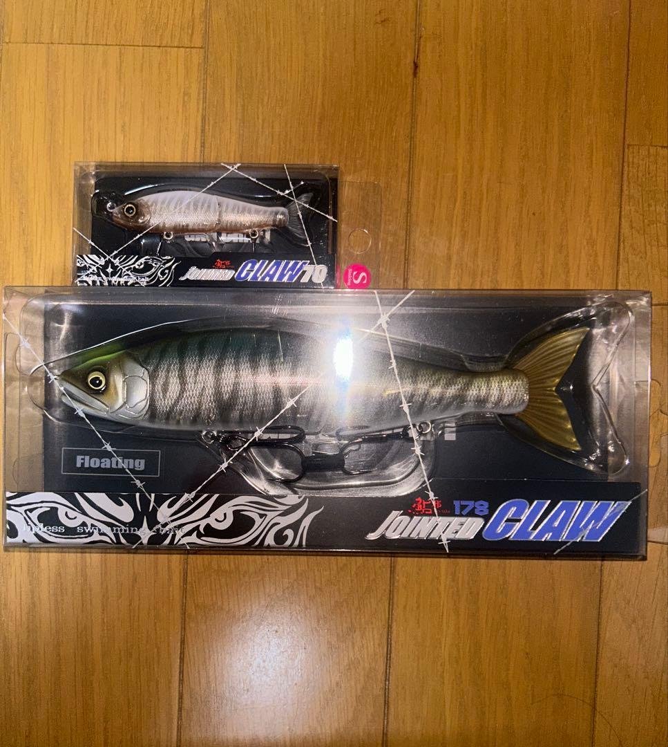 ※格安早い者勝ちガンクラフトジョインテッドクロー178F&70S おすずタイガー ガンクラフト GAN CRAFT 限定色 おすずタイガー ジョインテッドクロー